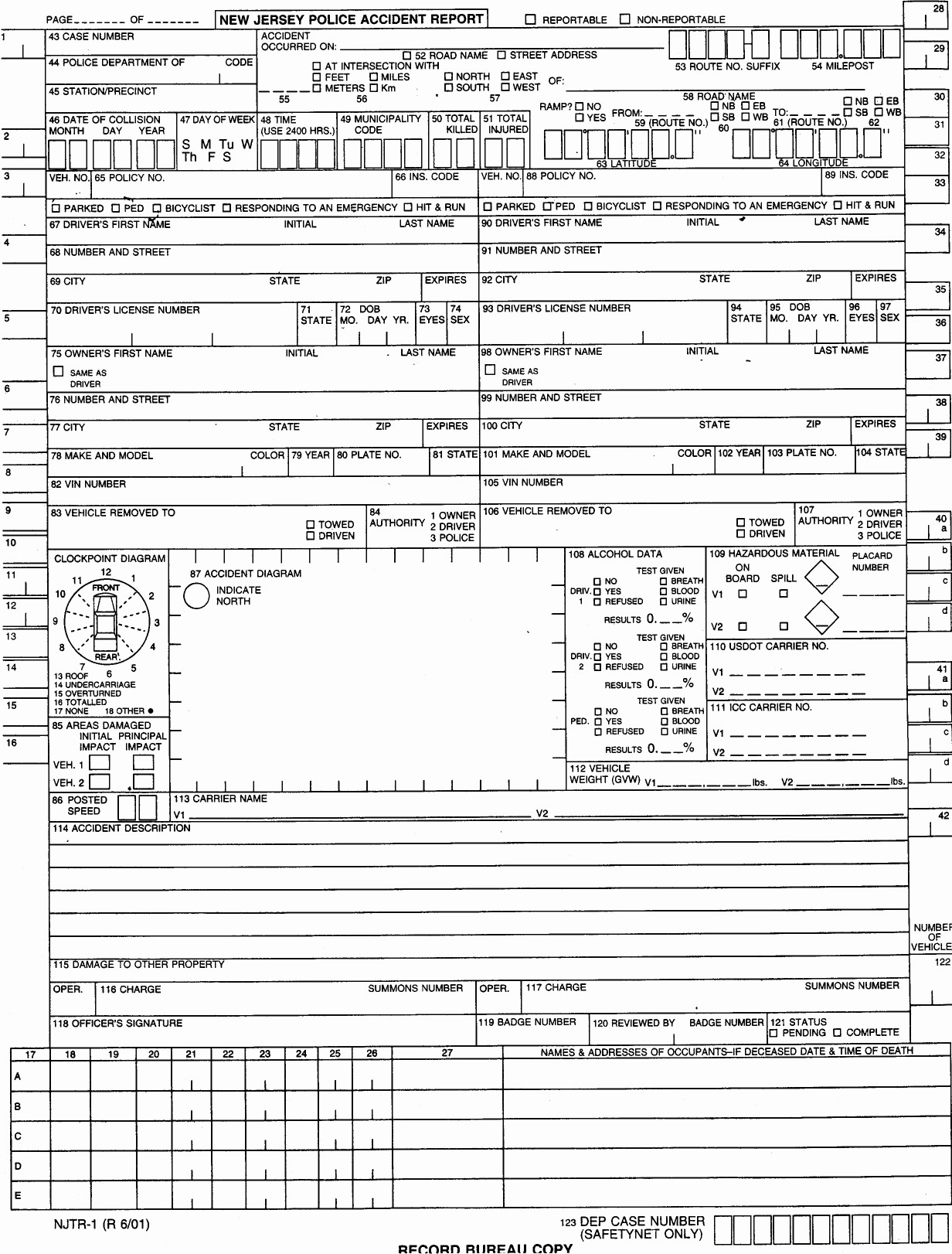 Fake Accident Report Lovely Police Template Awesome Document