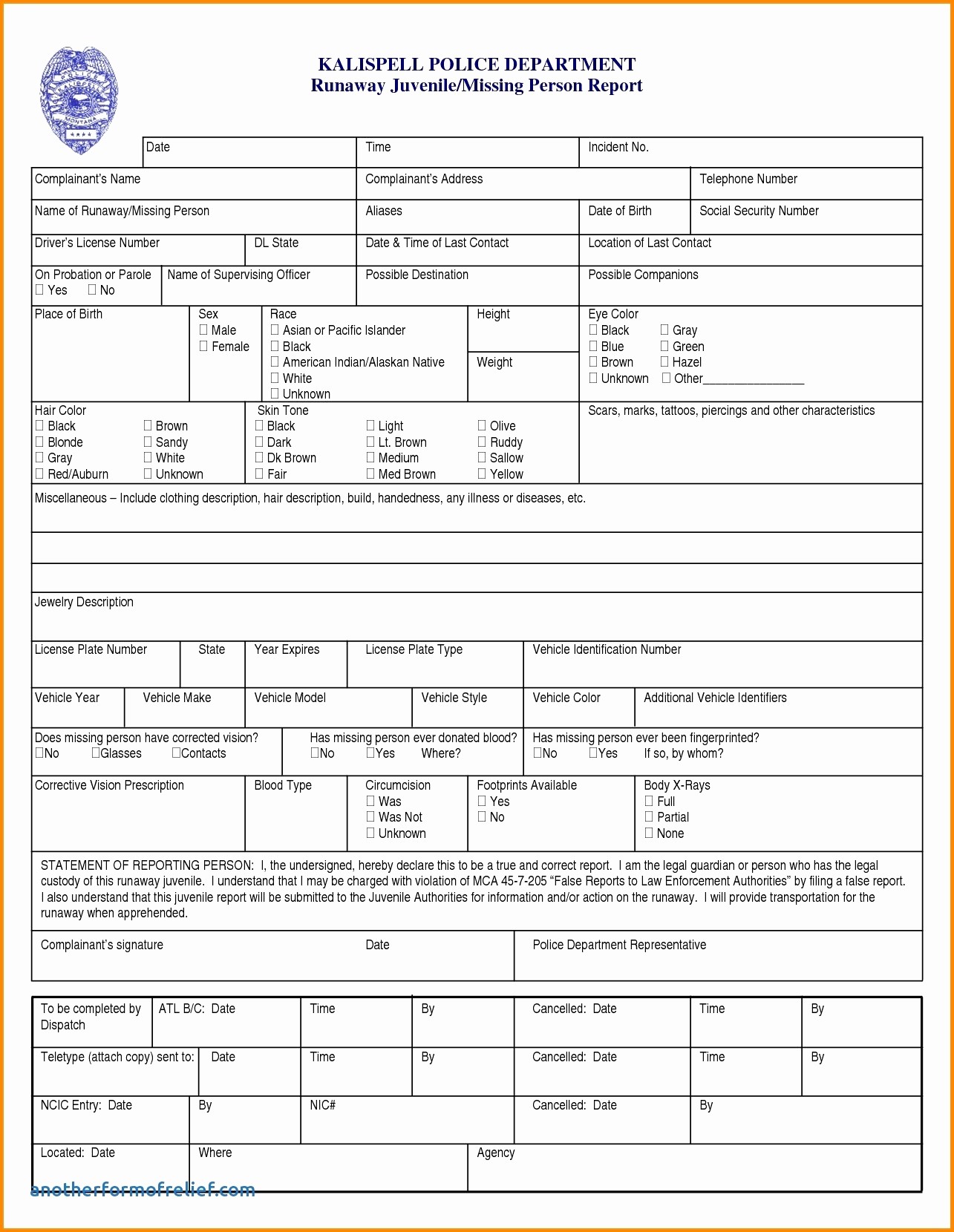 Fake Accident Report Lovely Police Template Awesome