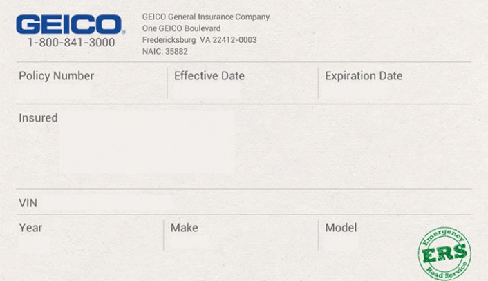 Fake Geico Insurance Card Gemescool Org Document