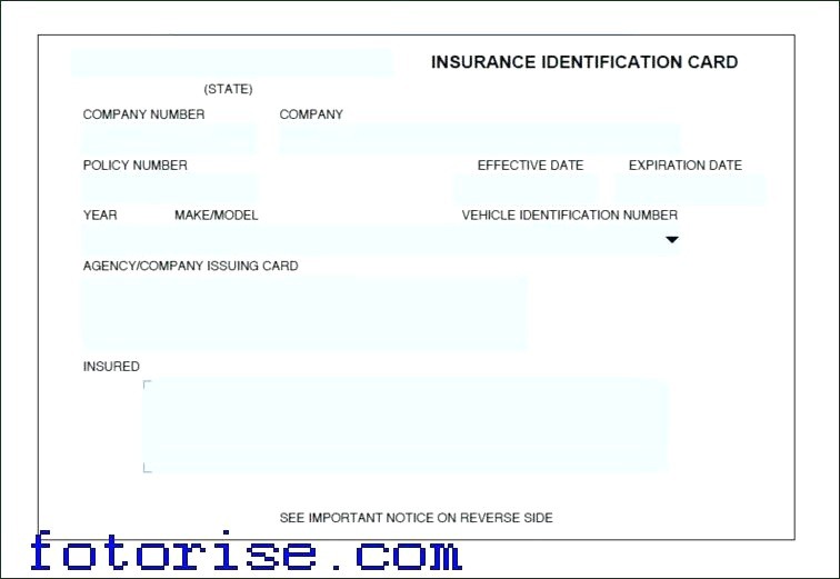 Fake State Farm Insurance Card Template Five Top Risks Of Document