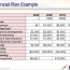 Financial Plan Example Document Of A Business