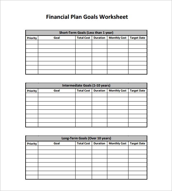 Financial Plan Templates 10 Free Word Excel PDF Documents Document Template Pdf