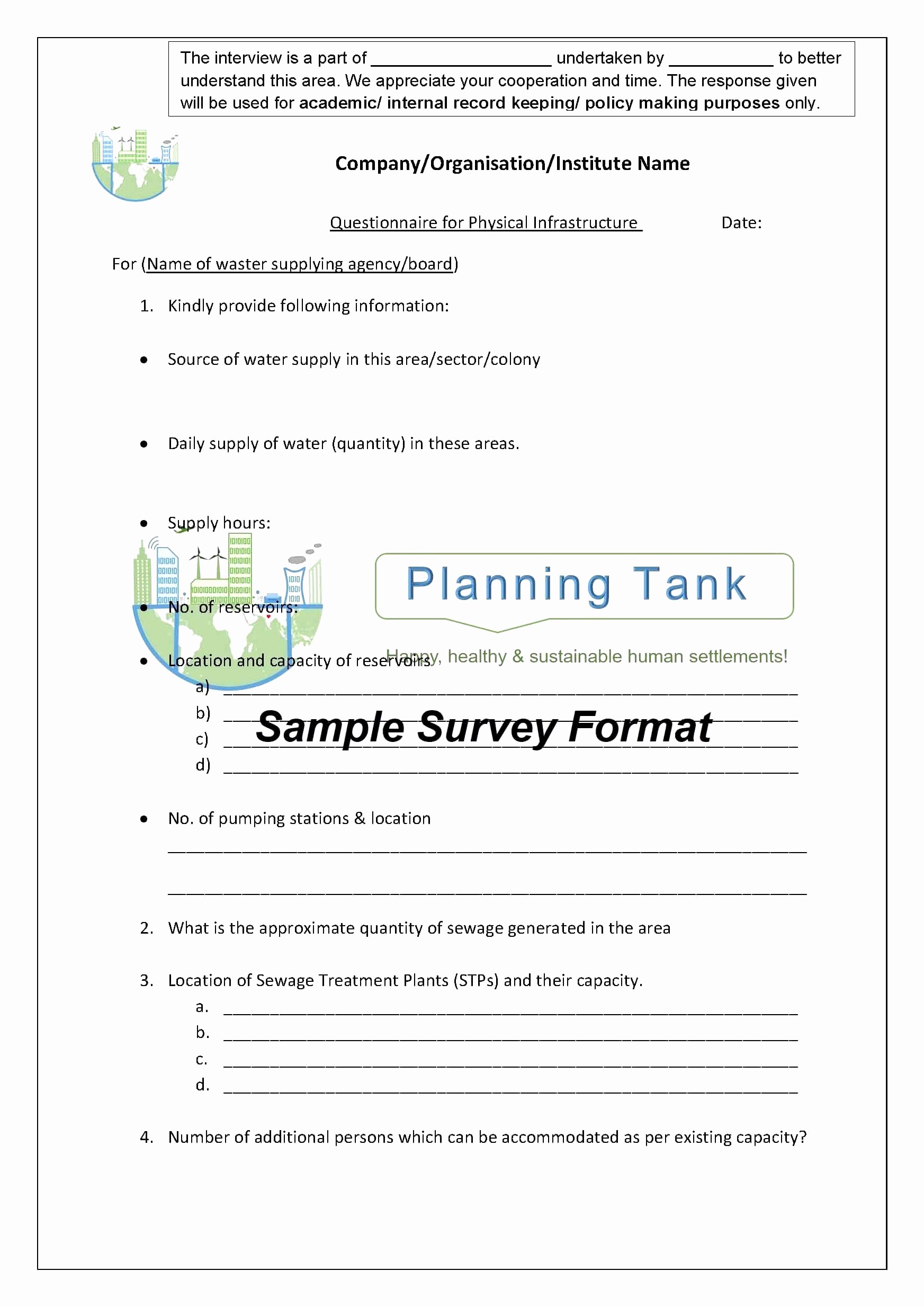 Financial Planning Questionnaire Template Inspirational