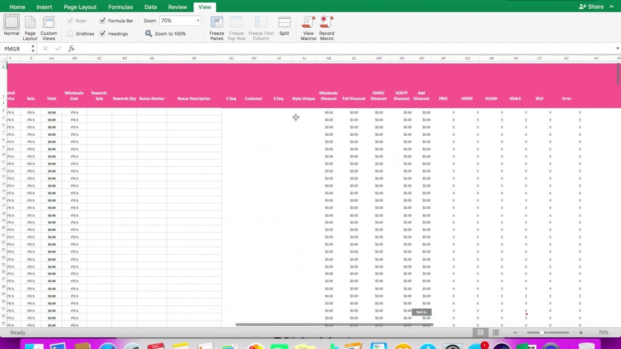 First Look At 2017 EZPZ Spreadsheets For LuLaRoe Consultants YouTube Document Lularoe