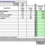 Food Cost Spreadsheet As Budget Excel Calendar Document Template