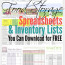 Food Storage Inventory Spreadsheets You Can Download For Free Document Template