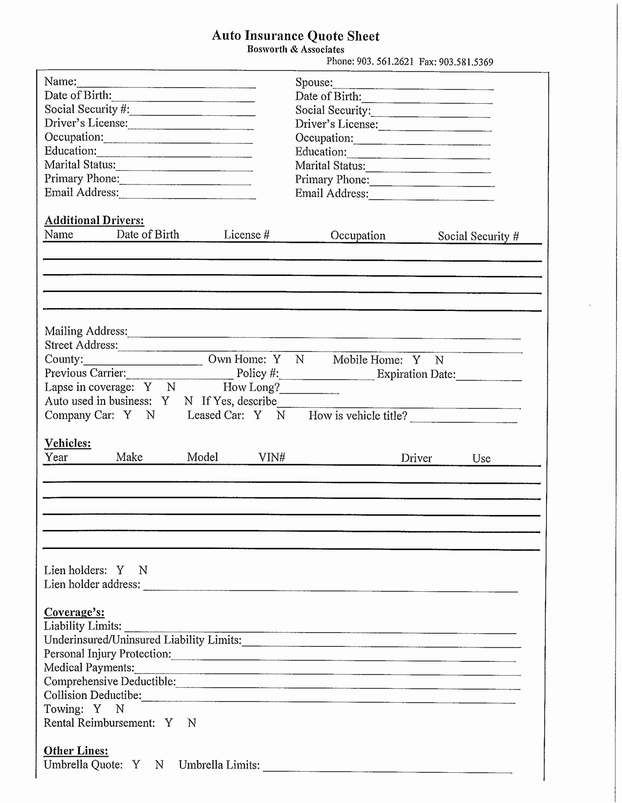 Form Templates Auto Insurance Forms Template Awesome Cheap Sr22 Car Document