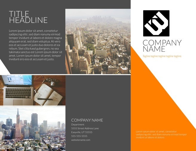 Free Brochure Templates Examples 20 Document One Page