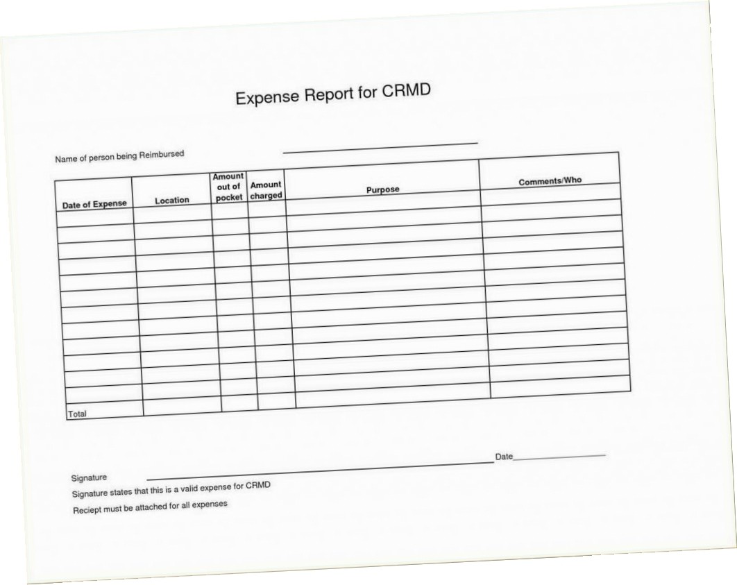 Free Business Expense Tracker MM00 Printable Income Document