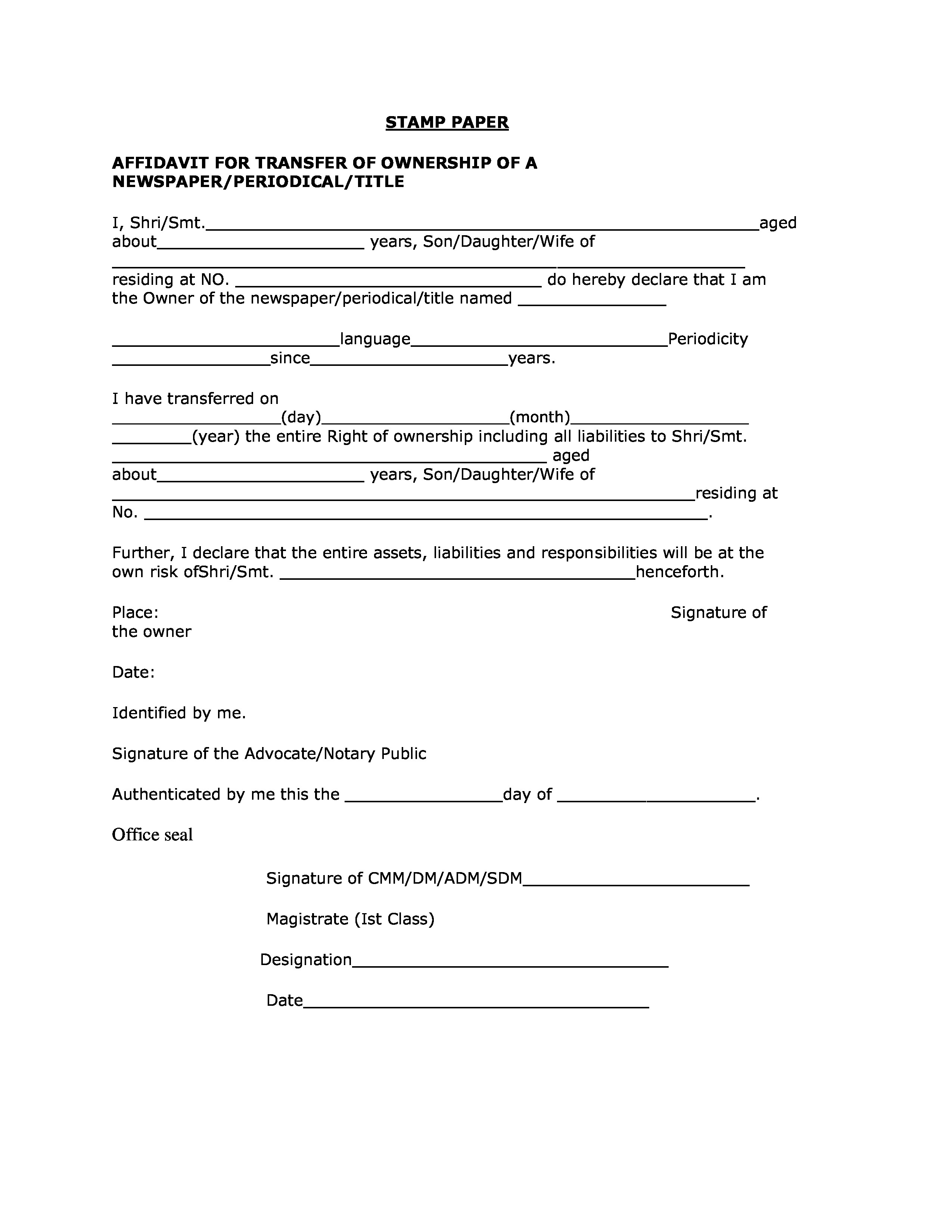 Free Business Ownership Transfer Letter Template Templates At Document