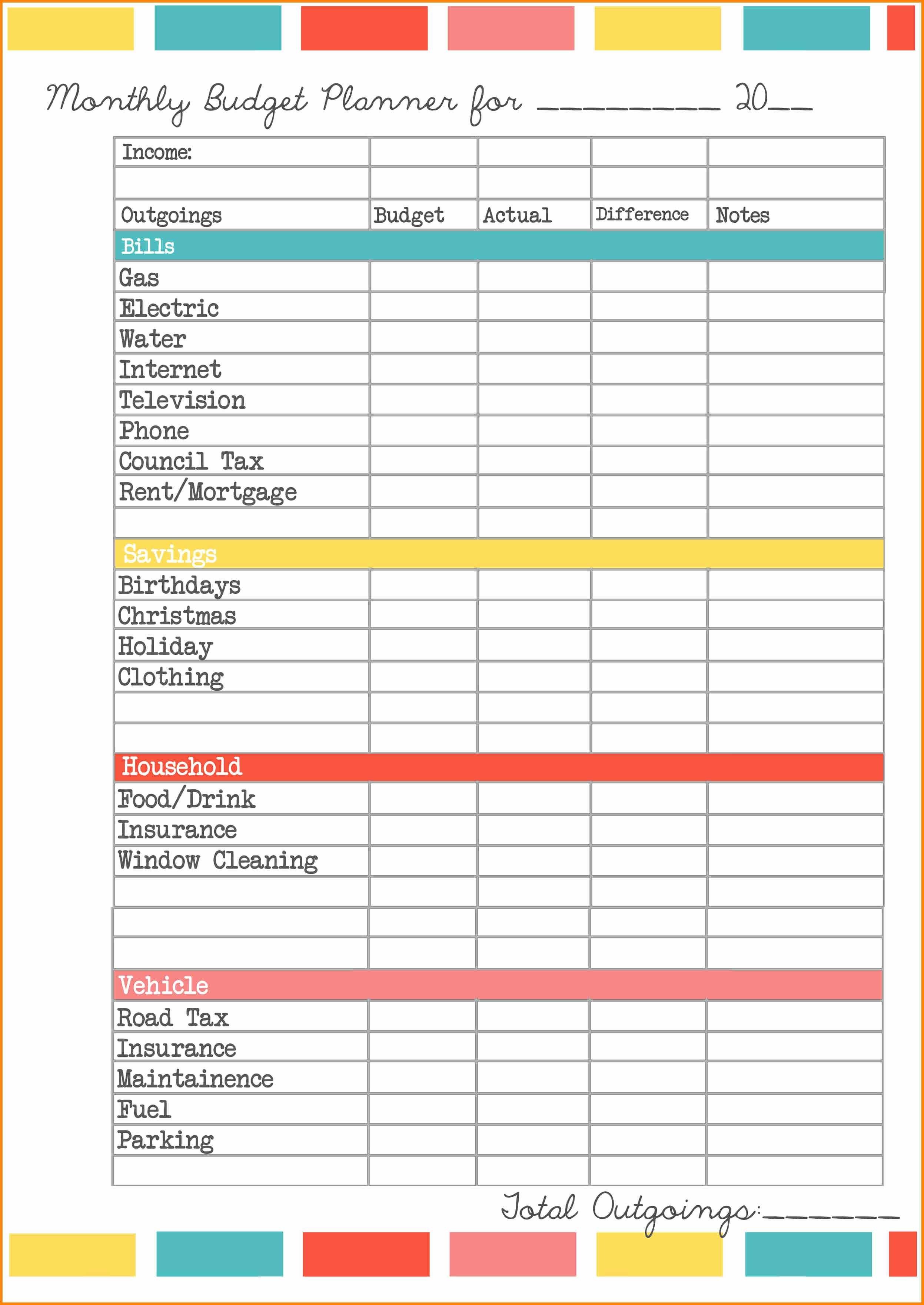 Free Daily Expense Tracker Excel Template Or Spreadsheet Salon Document