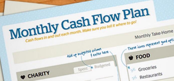 Free Download Monthly Cash Flow Plan From Dave Ramsey Faithful