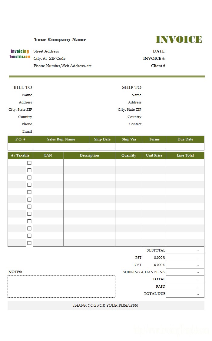 Free Excel Quote Template Document Quotation Spreadsheets For Small Business