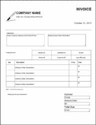 Free Notary Invoice Template