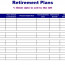 Free Retirement Planning Excel Spreadsheet 2018 Document Templates