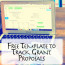 Free Template To Track Grant Proposals Nonprofit Success Document Tracking Spreadsheet