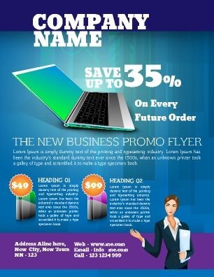 General Business Flyer To Promote Any New It Is Perfect Document