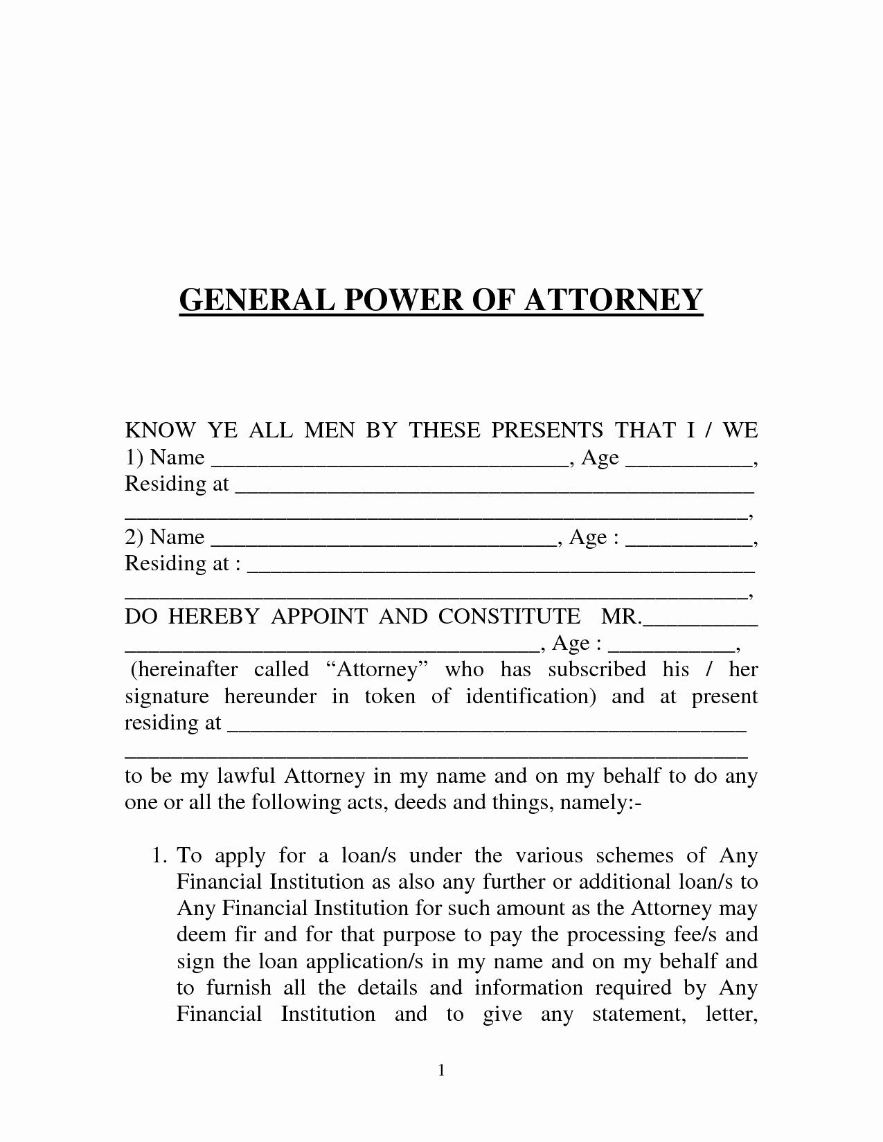 General Power Of Attorney Form Oklahoma Beautiful Texas