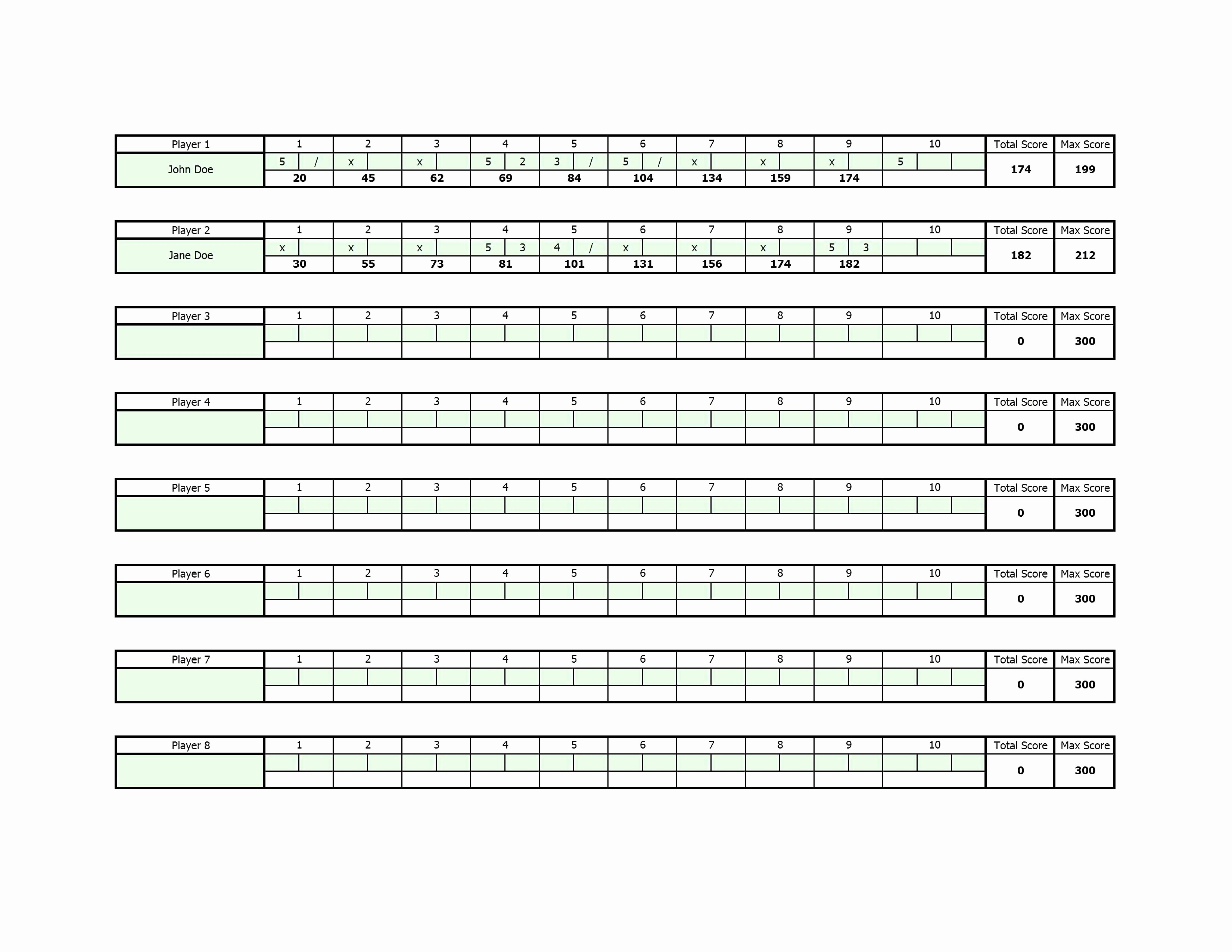 Golf Stat Tracker Spreadsheet Beautiful Score Analysis Document