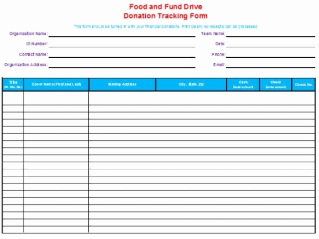 Goodwill Donation Spreadsheet Template On Software Document