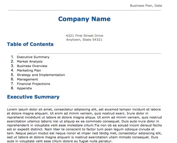 Google Templates Business Plan Docs Document Marketing Template