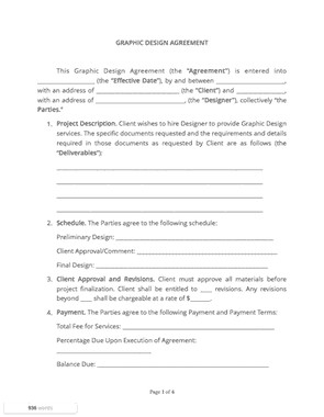 Graphic Design Contract Template Docsketch Document