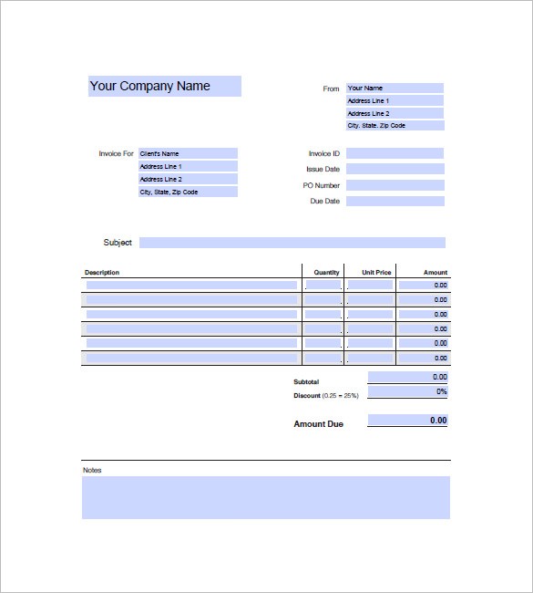 Graphic Design Invoice Templates 12 Free Word Excel PDF Format Document Template Pdf
