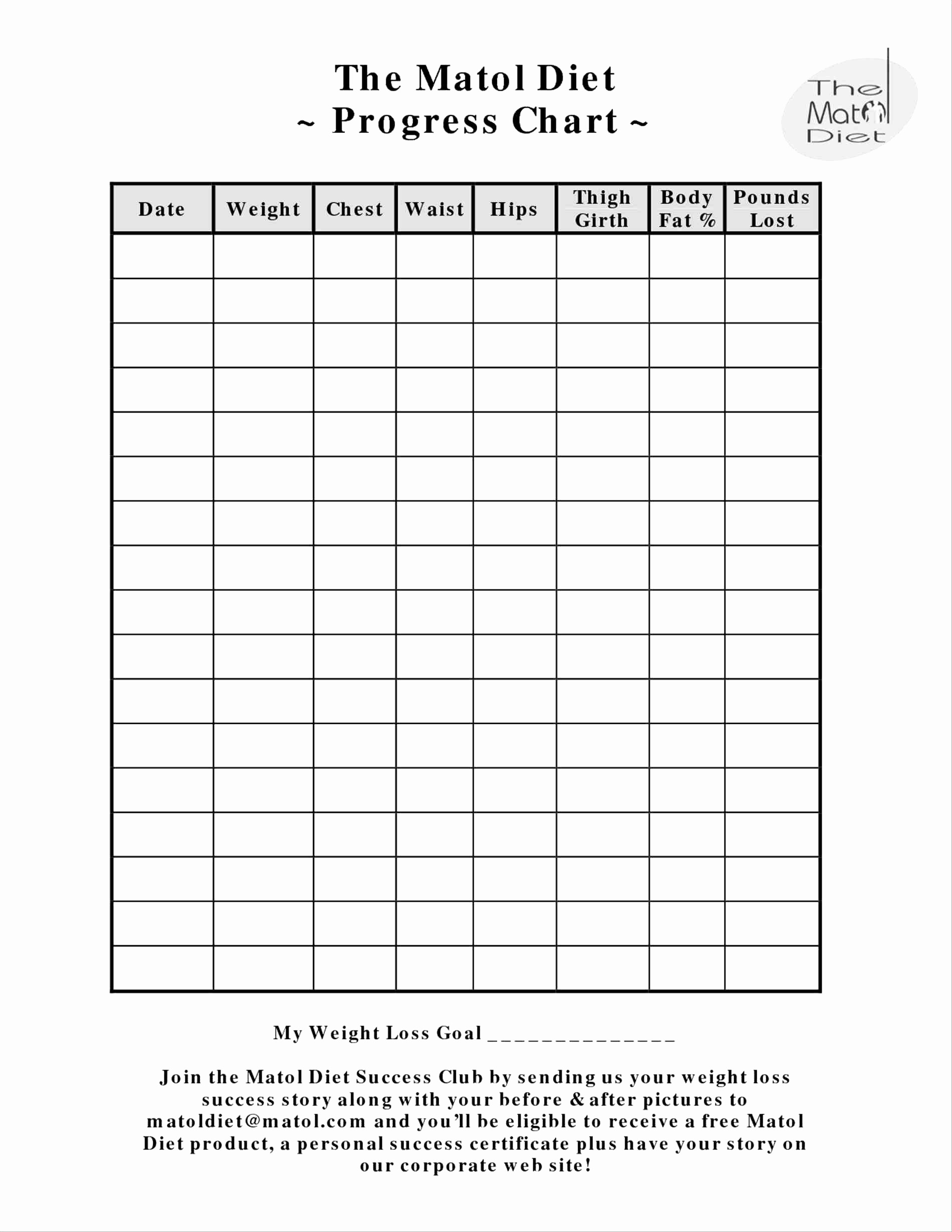 Hcg Diet Tracking Sheets Beautiful Free Weight Loss Tracker