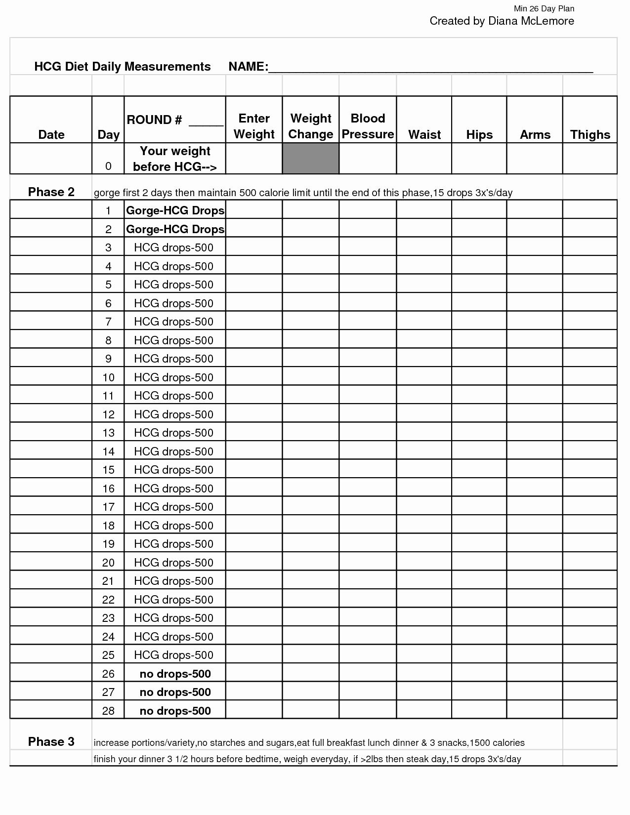Hcg Diet Tracking Sheets Fresh Free Weight Loss Tracker Spreadsheet