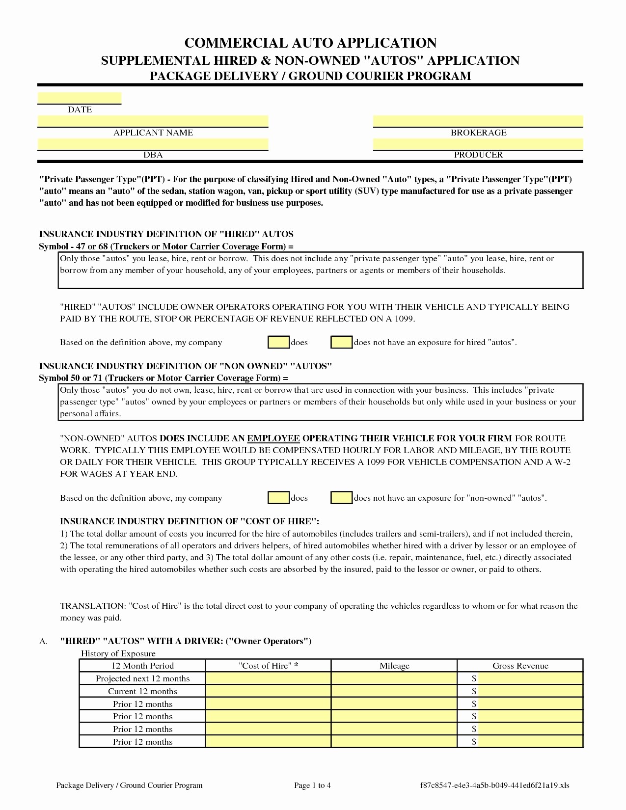 Homeowners Insurance Application Form Lovely Agents