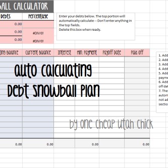 How To Create A Debt Snowball Plan Excel Spreadsheet Document Dave Ramsey