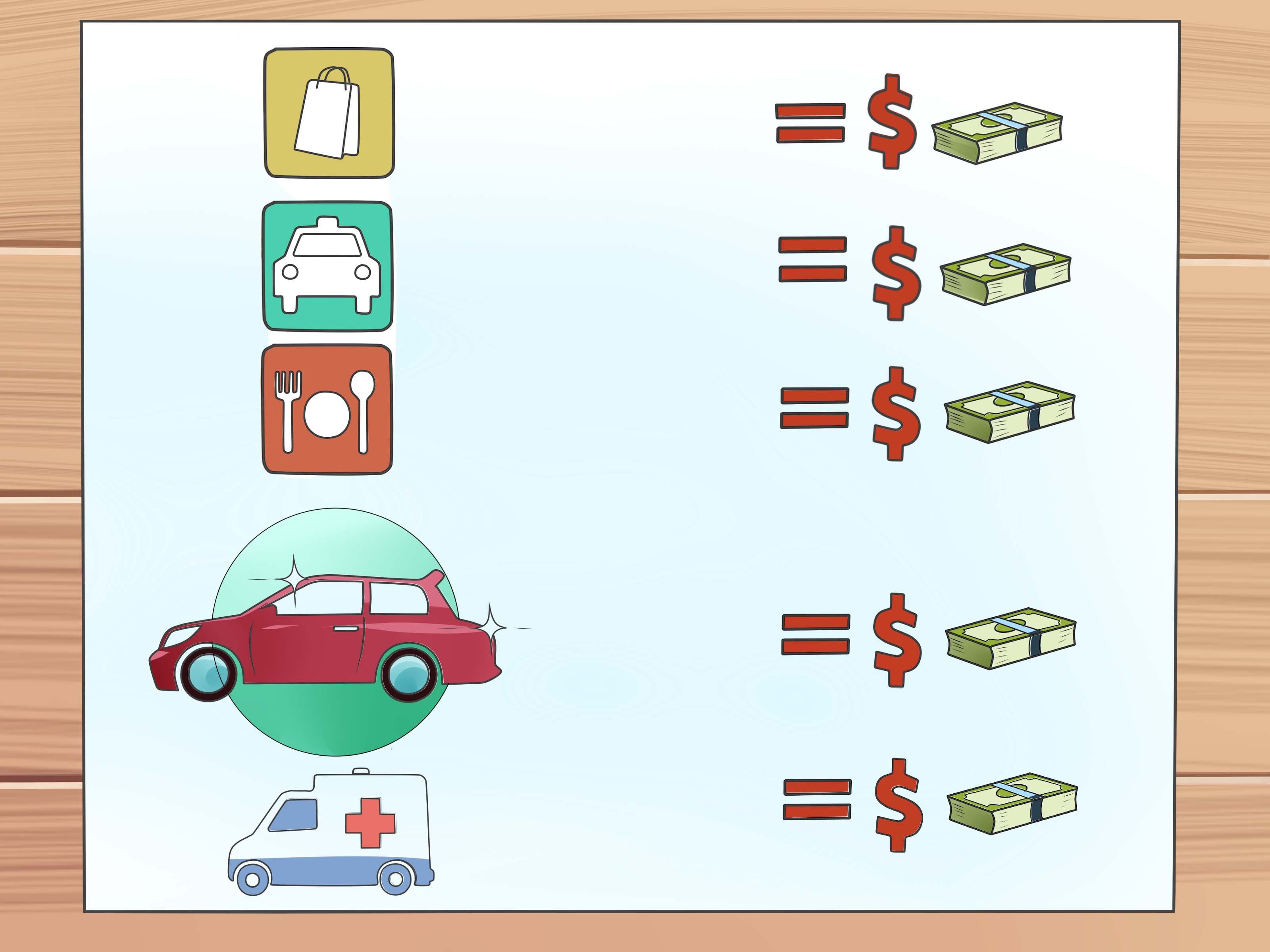 How To Create A Household Budget With Examples WikiHow Document Make Family