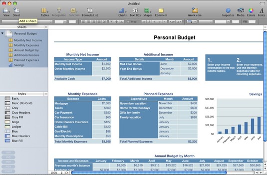 How To Create A Spreadsheet In Mac Snow Leopard Dummies Document Template