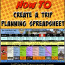 How To Create A Trip Planning Spreadsheet Document Disney Planner