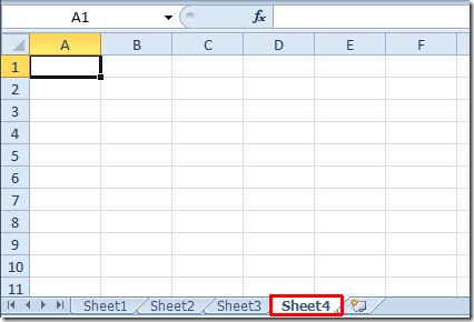 How To Insert New Sheet In Excel 2010 Workbook Document