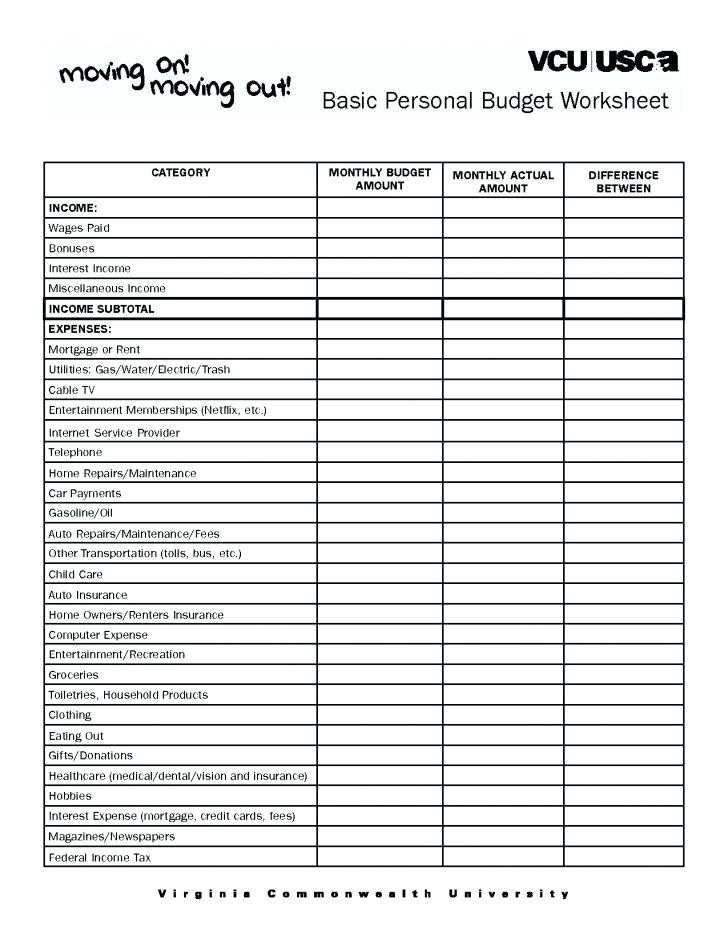 How To Make A Simple Budget Spreadsheet Who Are Always Worried About Document Real Worksheet