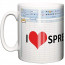 Image Is Everything IiE I Love Heart Spreadsheets Cool Funny Document Mug