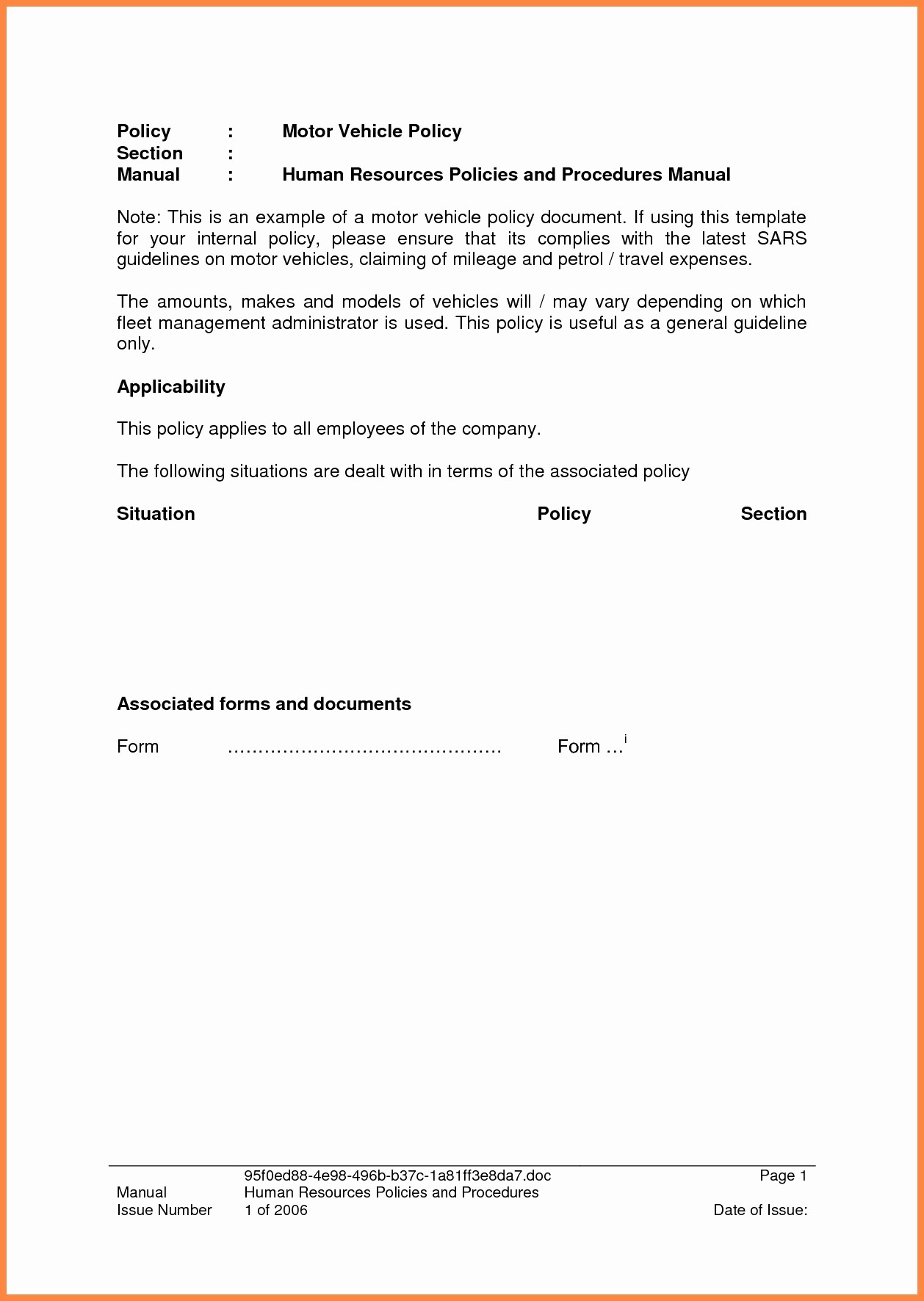 Insurance Declaration Page Sample Luxury Renters Document