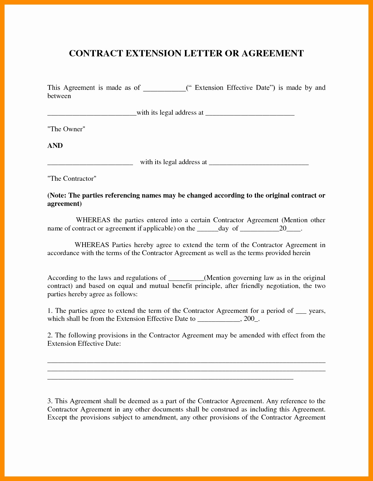 Interior Design Contract Letter Of Agreement Inspirational Document
