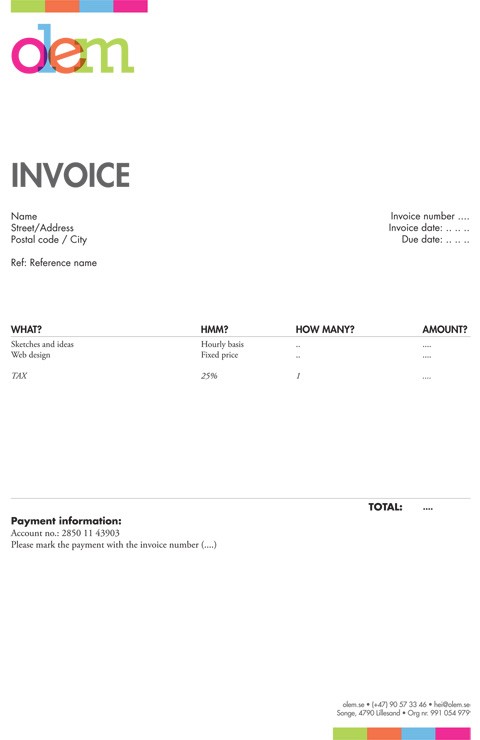 Invoice Like A Pro Design Examples And Best Practices Smashing Document Freelance Graphic Template