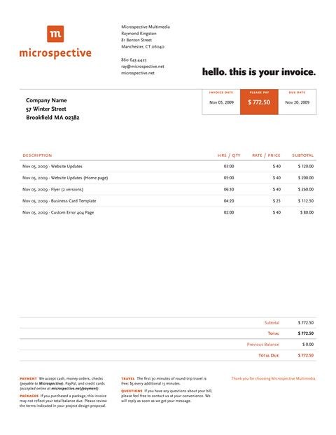 Invoice Like A Pro Design Examples And Best Practices T R I C K S Document Freelance Graphic Template