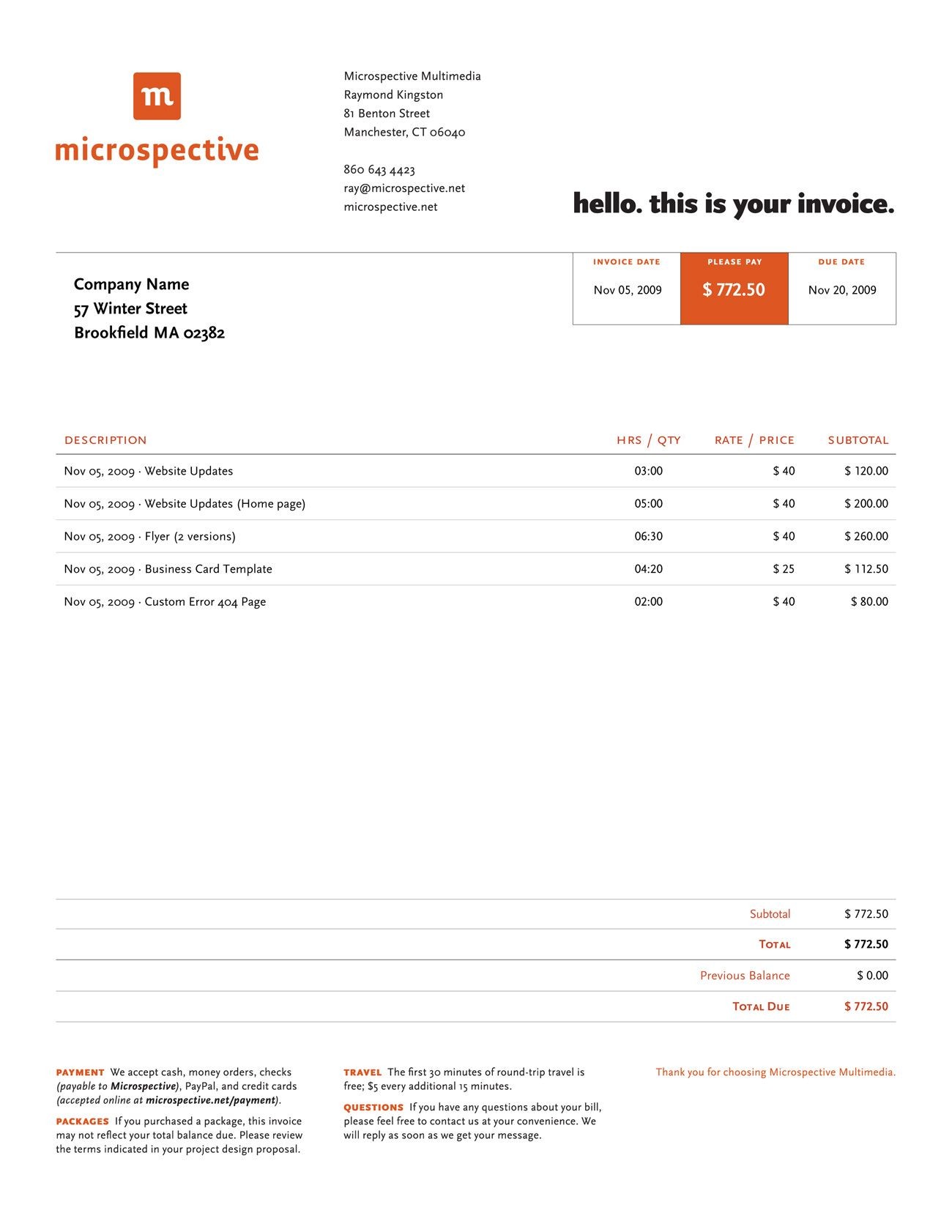 Invoice Like A Pro Design Examples And Best Practices Teaching Document Template