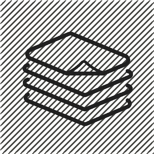 Isometric Paper Sheets Of Stacked Icon Document