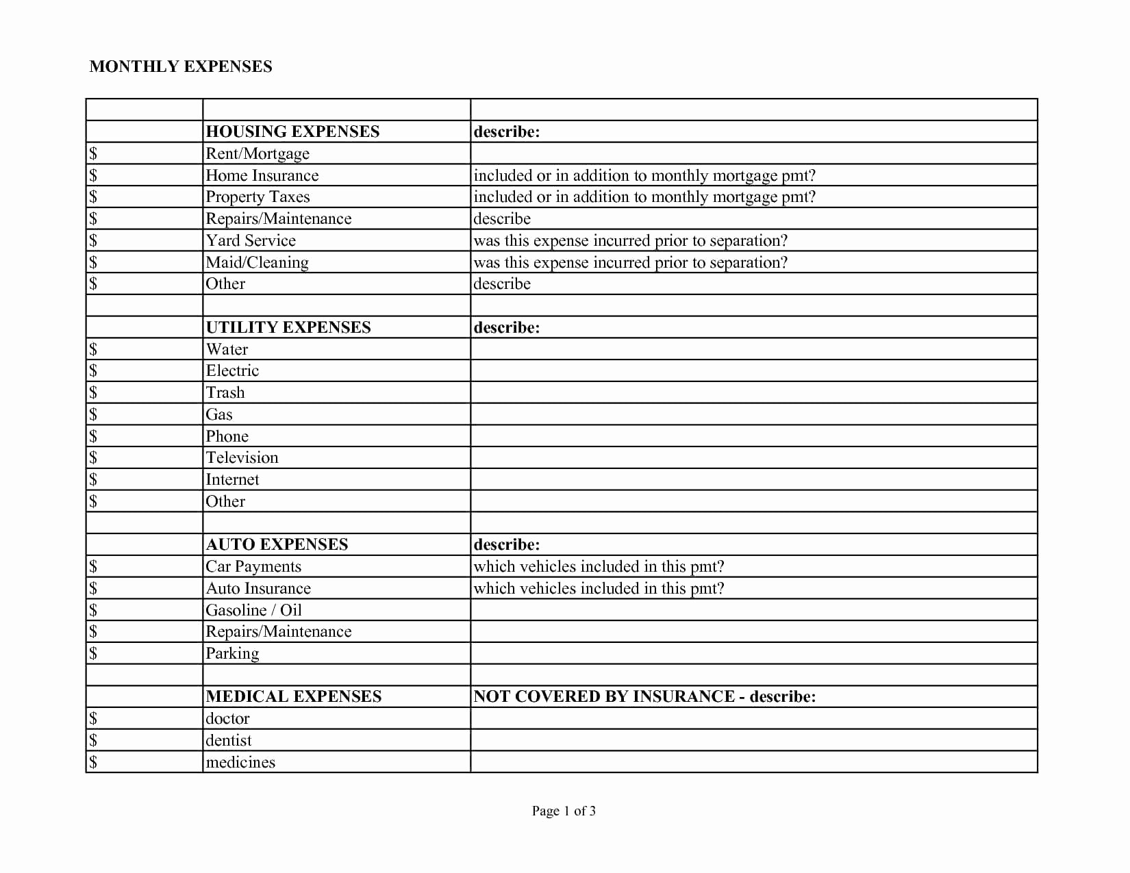 Itemized Spreadsheet Template Luxury Tax Itemization Worksheet Excel Document Deduction