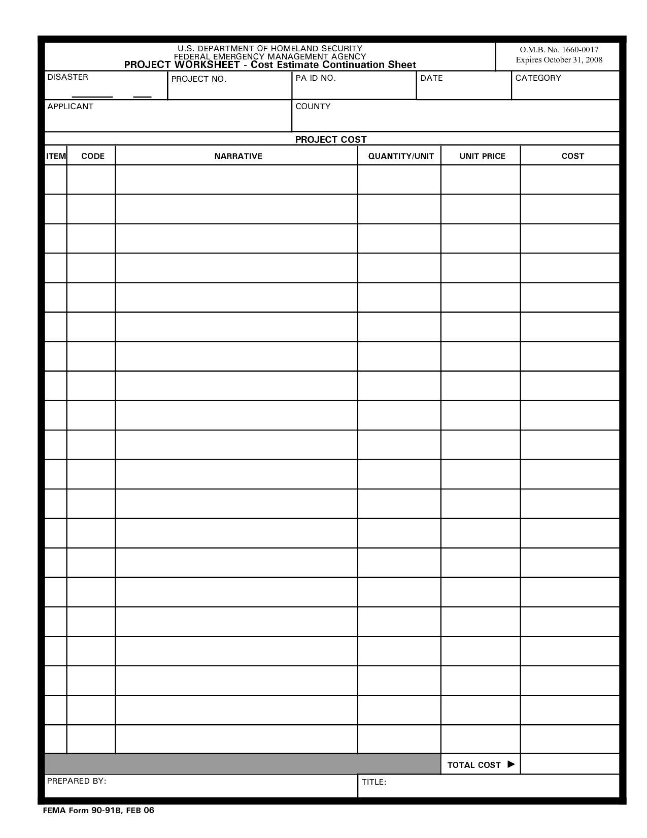 Job Cost Spreadsheet Construction Google Search Document Costing
