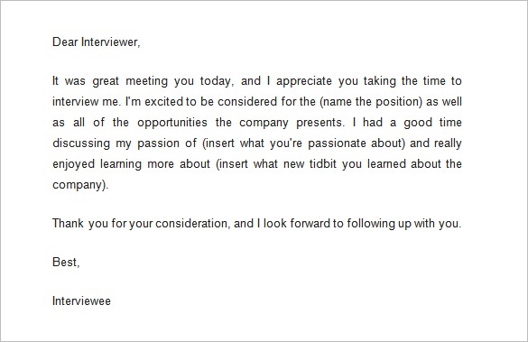 Job Interview Follow Up Email Tier Crewpulse Co Document About
