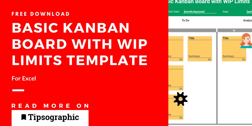 Kanban Board Template For Excel And Google Sheets Free Download