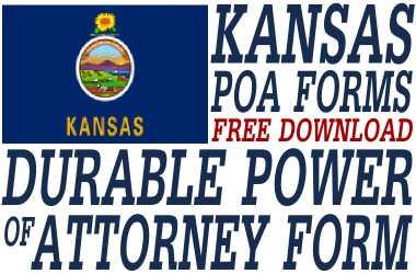 Kansas Durable Power Of Attorney Form
