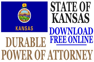 Kansas Durable Power Of Attorney Free Form Document