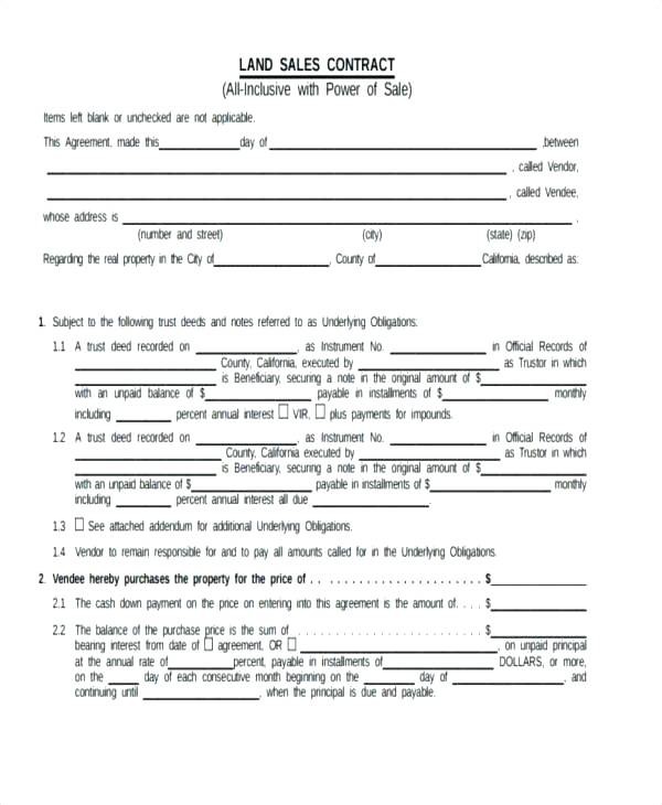 Land Lease Agreement Template Property Sales Form Free Document Sale